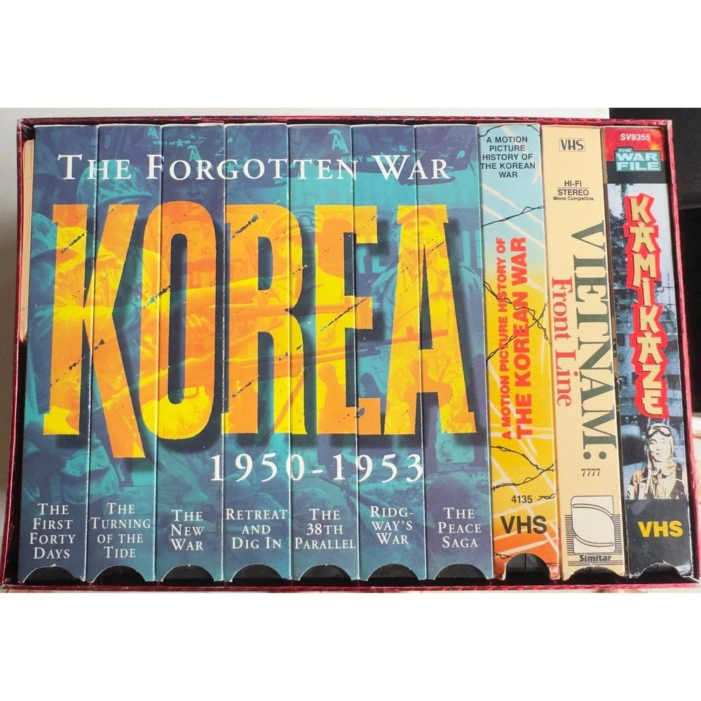 The‎ Forgotten War Korea 1950-1953 VHS Documentary Series Box Set
